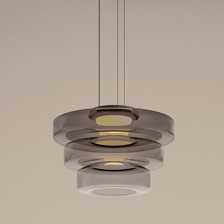Moderne Glas-Hängelampe