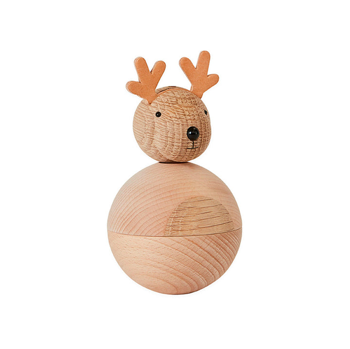 Holz Rentier Weihnachtsdekoration zum Aufhängen – festlich & stilvoll