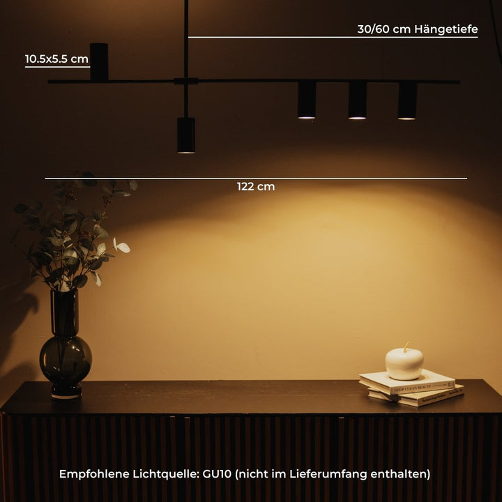 Moderne Designer Deckenleuchte aus Aluminium – LumoLight