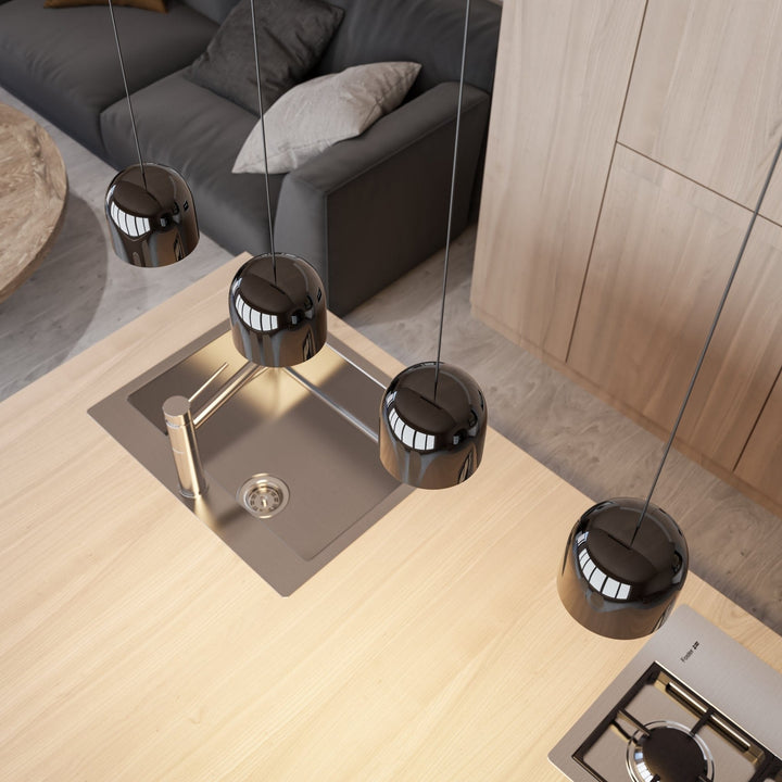 Moderne LED Pendelleuchte aus Aluminium für Eleganz