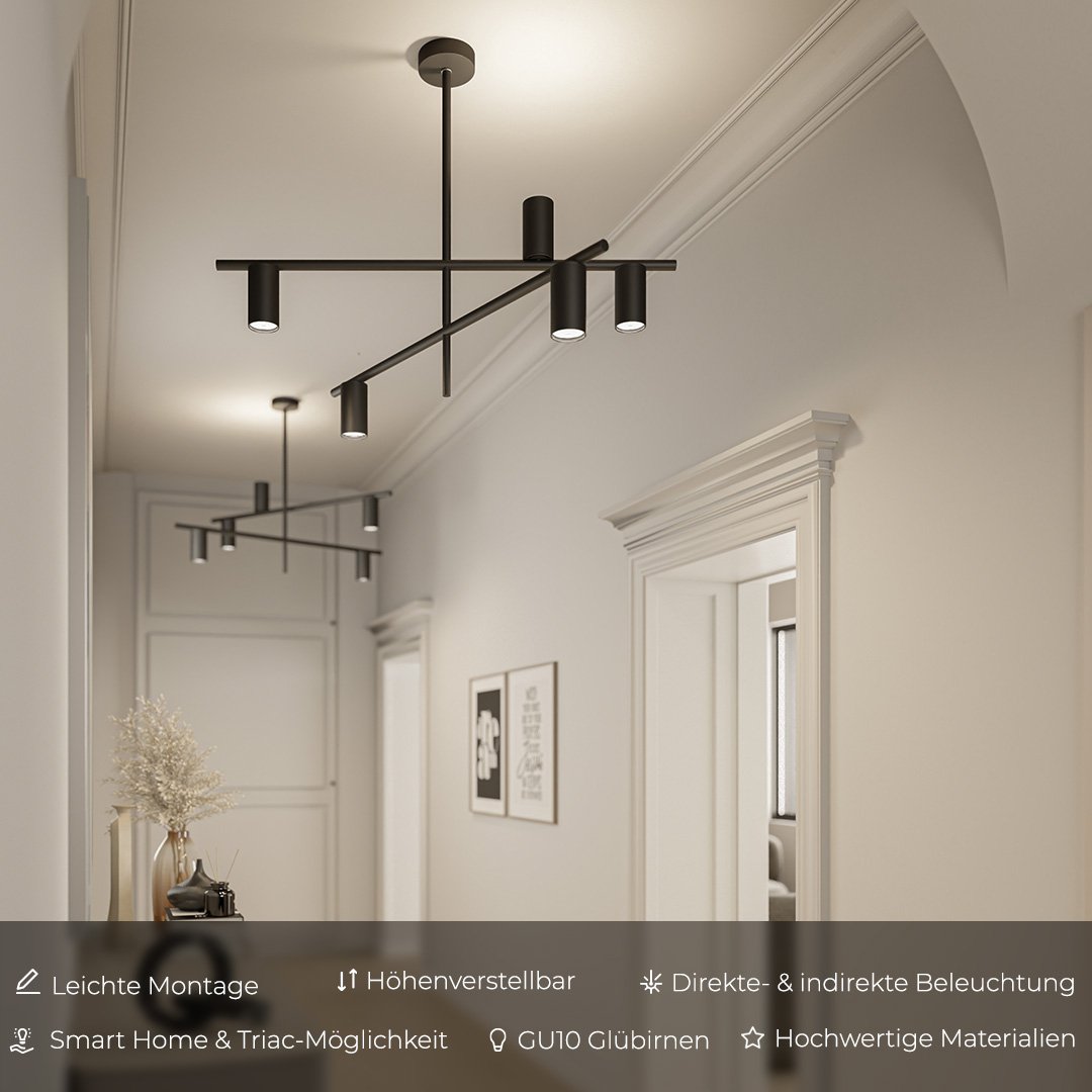 Moderne Deckenleuchte mit asymmetrischem Design – Luxora