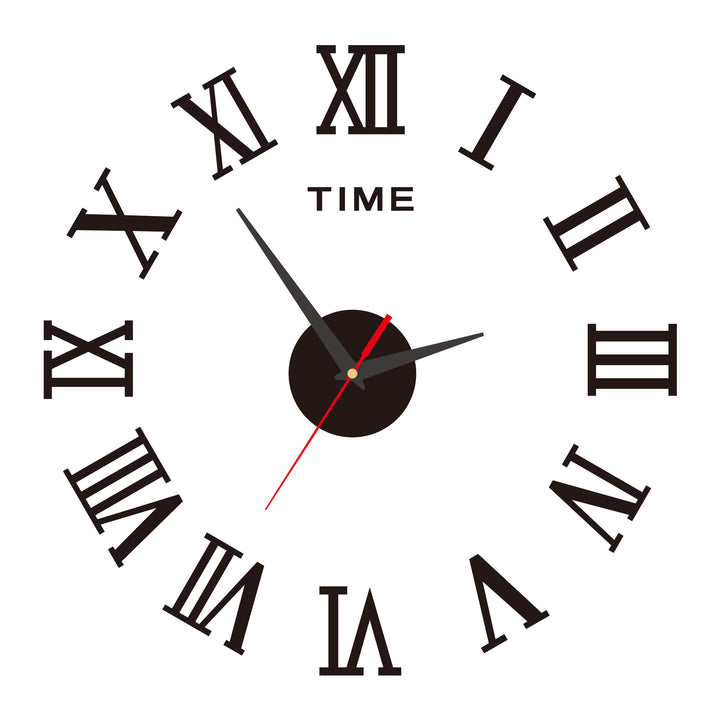 Moderne 3D Römische Wanduhr