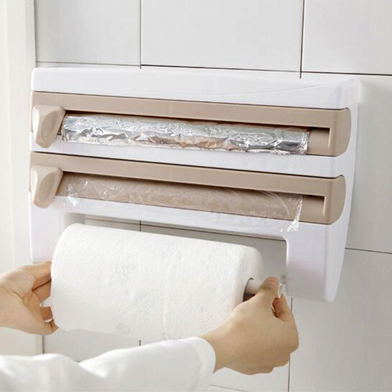 Praktischer Folien- und Rollenhalter für die Küche