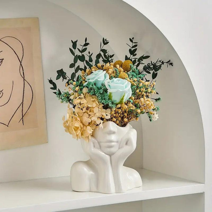 Elegante Kunstkeramik-Vasen