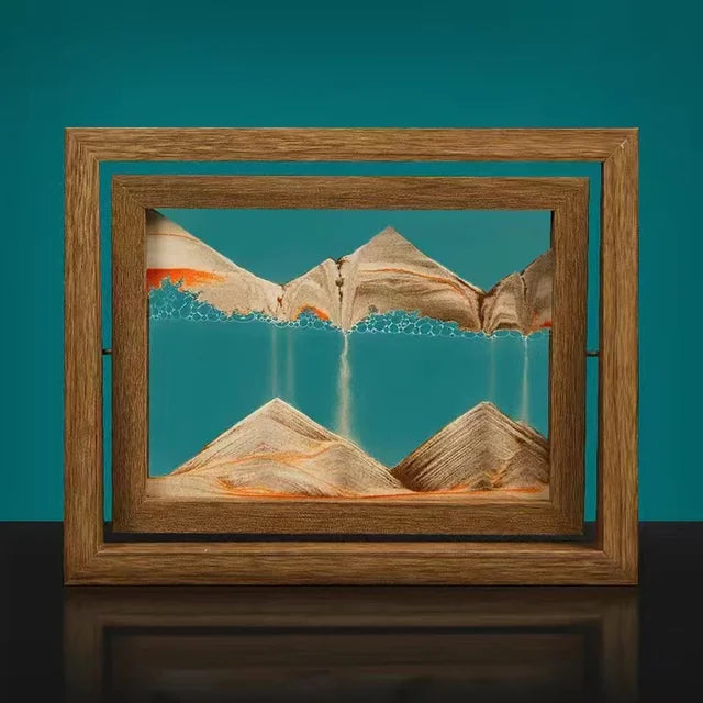 Fließende Sandlandschaft-Dekoration