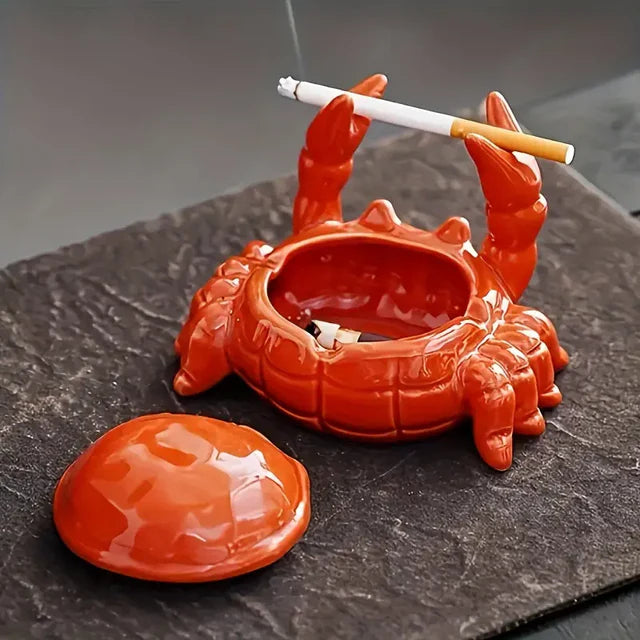 Kreativer Aschenbecher in Form einer Krabbe