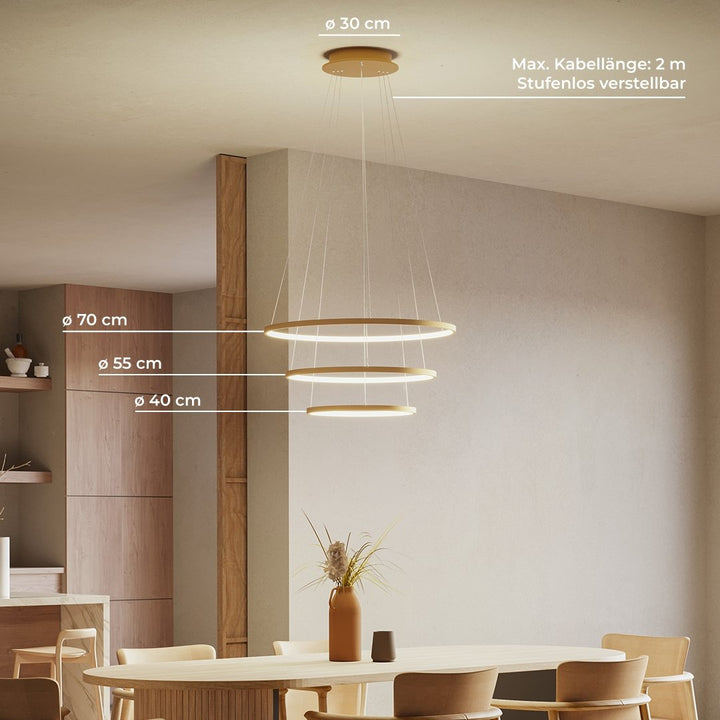 Moderne dimmbare LED Ringleuchte – NovaLite