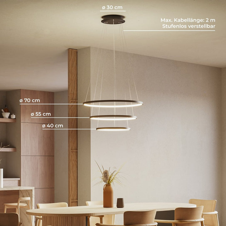 Moderne dimmbare LED Ringleuchte – NovaLite