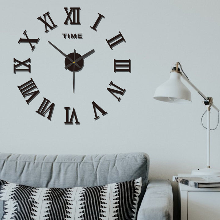 Moderne 3D Römische Wanduhr
