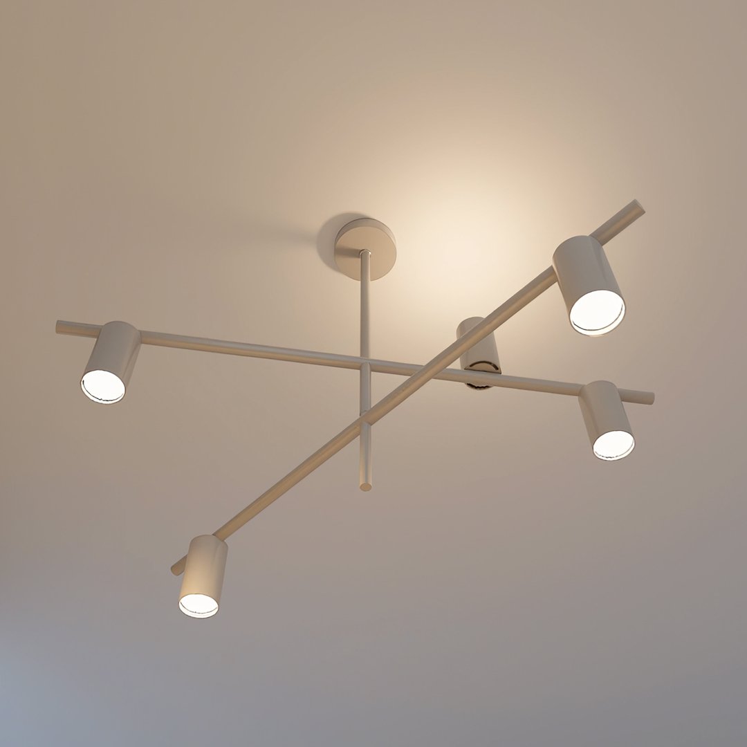 Moderne Deckenleuchte mit asymmetrischem Design – Luxora