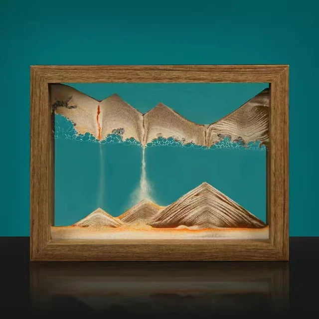 Fließende Sandlandschaft-Dekoration