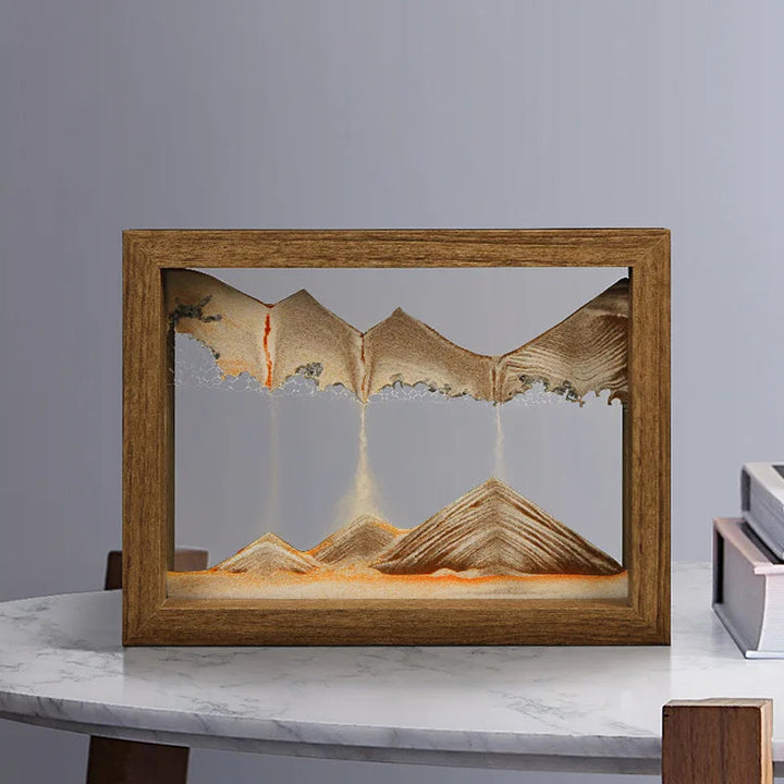 Fließende Sandlandschaft-Dekoration