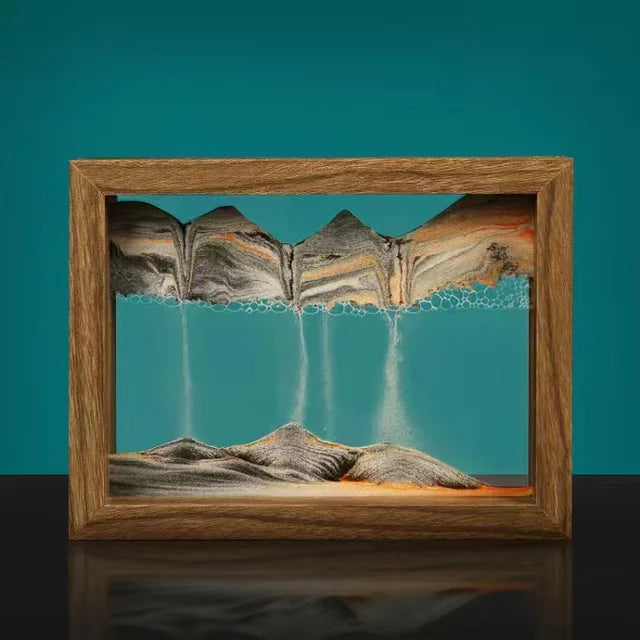 Fließende Sandlandschaft-Dekoration