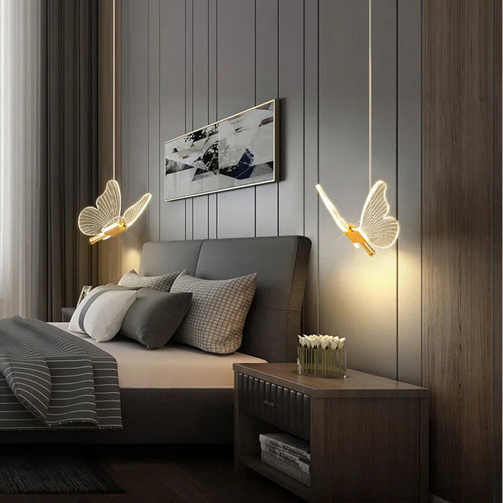 Dekorative LED-Schmetterling Pendelleuchte
