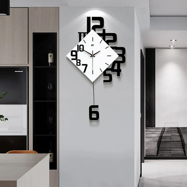 Moderne Wandpendeluhr – Design trifft Funktionalität