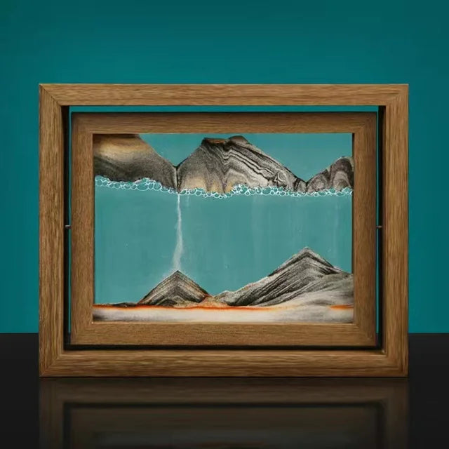 Fließende Sandlandschaft-Dekoration