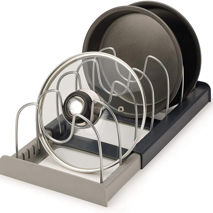 Küchenorganizer für Pfannen und Deckel