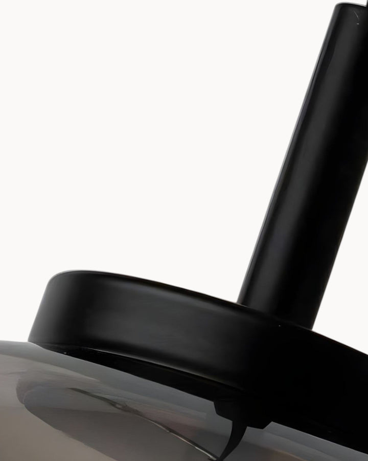 Elegante LED Hängeleuchte aus Glas & Schmiedeeisen