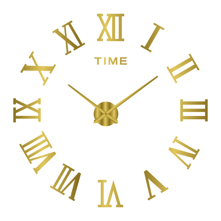 Moderne 3D Römische Wanduhr