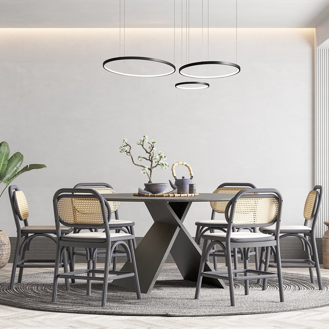 Moderne LED Ringleuchte mit Dimmfunktion – LIORA
