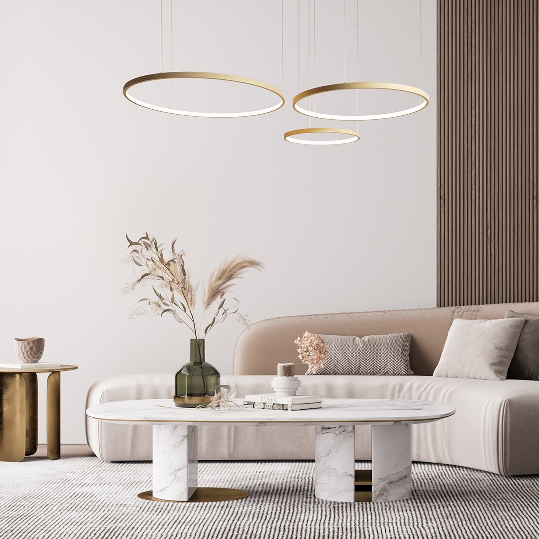 Moderne LED Ringleuchte mit Dimmfunktion – LIORA