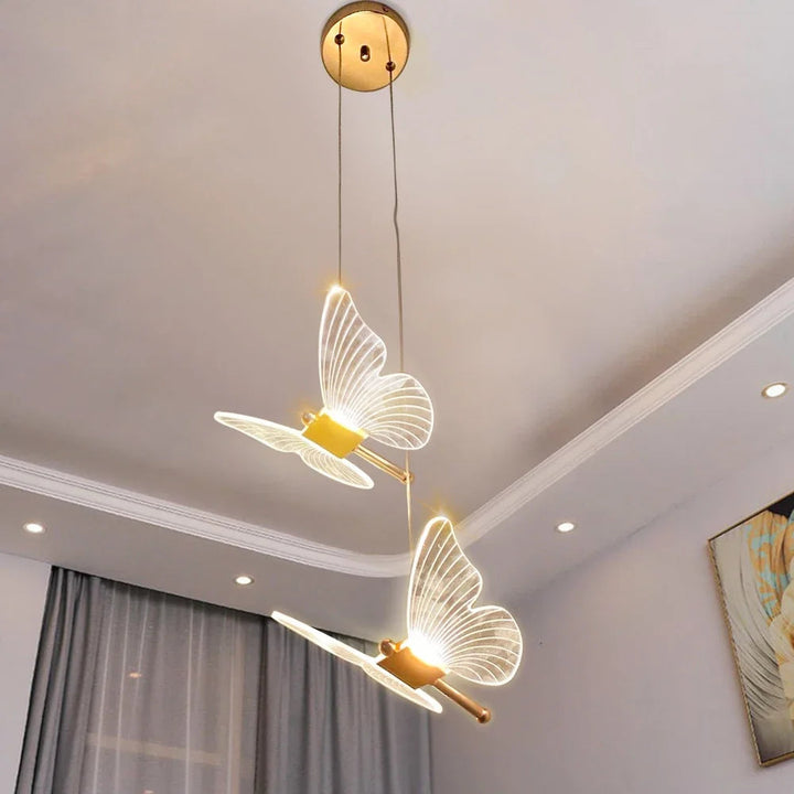 Dekorative LED-Schmetterling Pendelleuchte