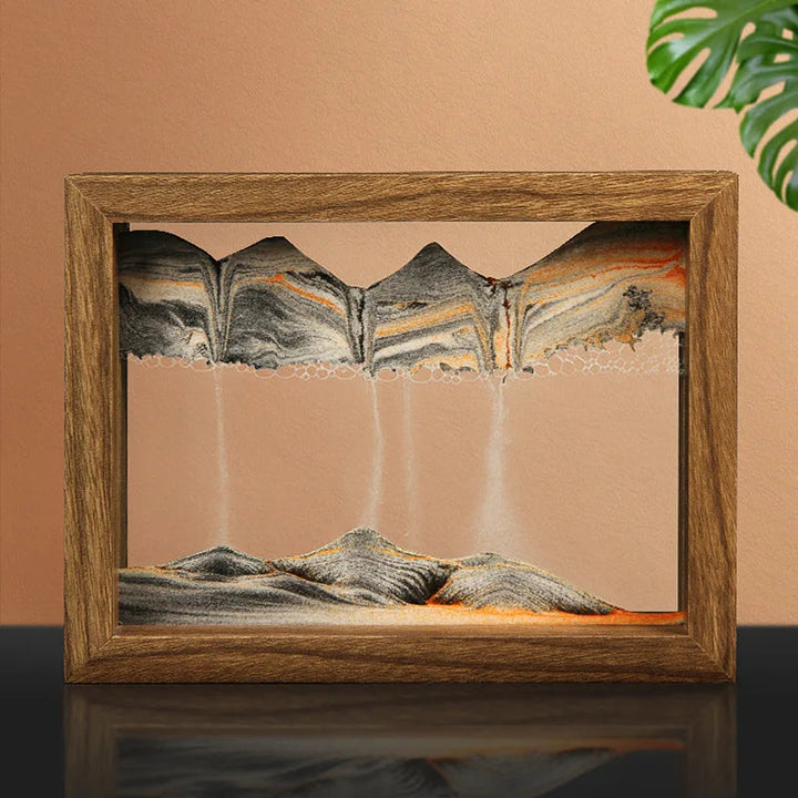 Fließende Sandlandschaft-Dekoration