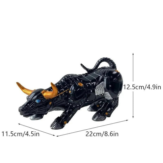 Stier-Skulptur