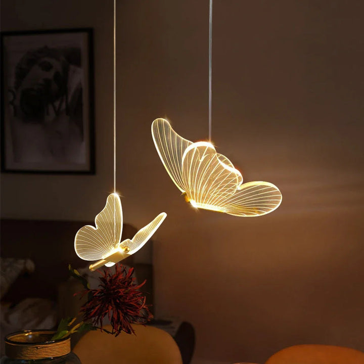 Dekorative LED-Schmetterling Pendelleuchte