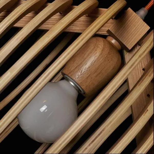 Holz-Pendelleuchte