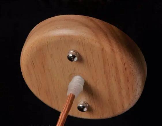 Holz-Pendelleuchte