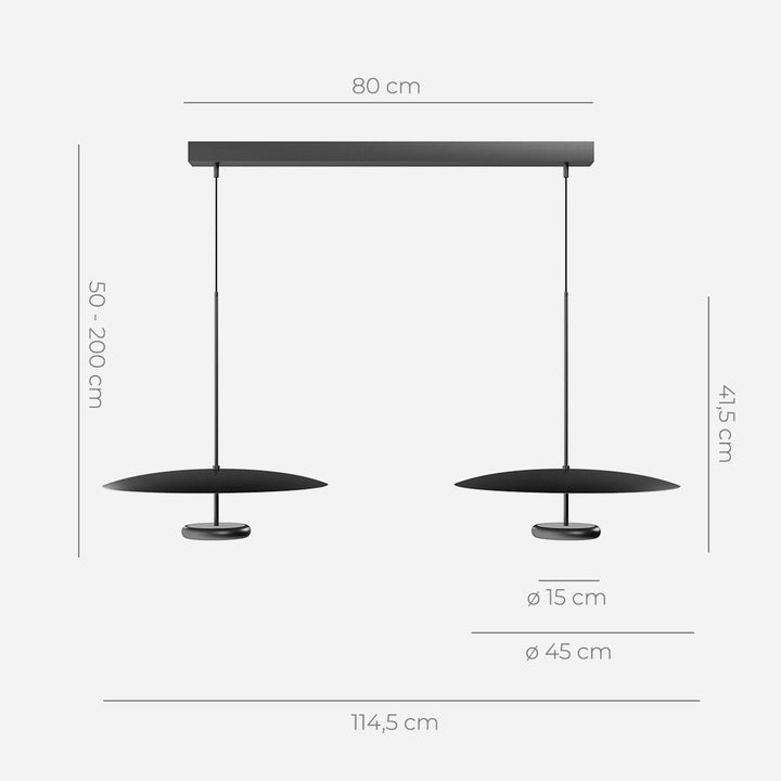 Moderne dimmbare LED-Deckenleuchte im Retro-Design – VeroLux
