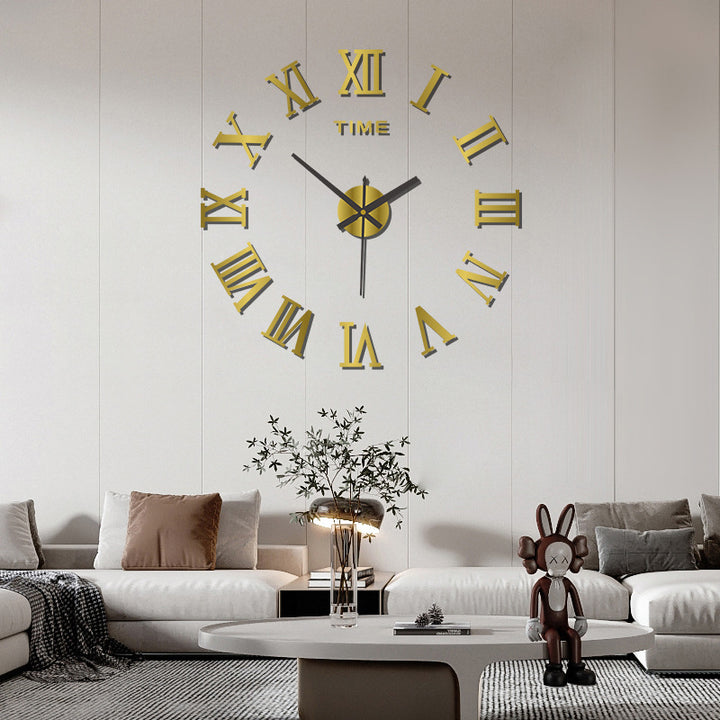 Moderne 3D Römische Wanduhr