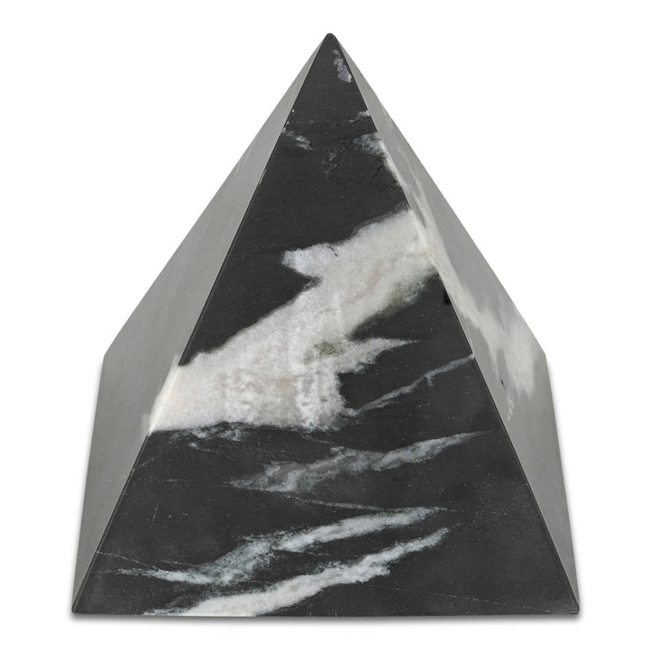 Elegante schwarze Marmor-Dekoration mit goldenen Akzenten