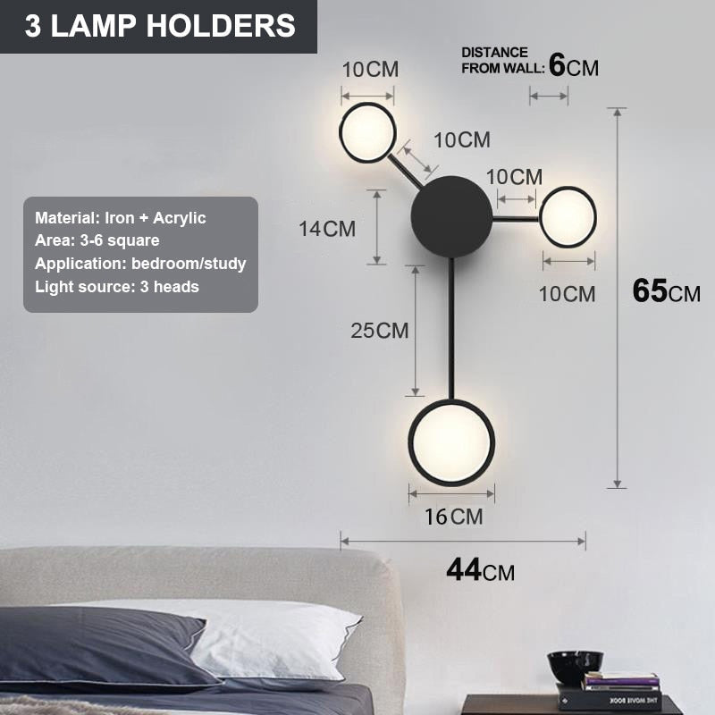 Moderne LED Wandleuchte flach für stilvolle Innenbeleuchtung