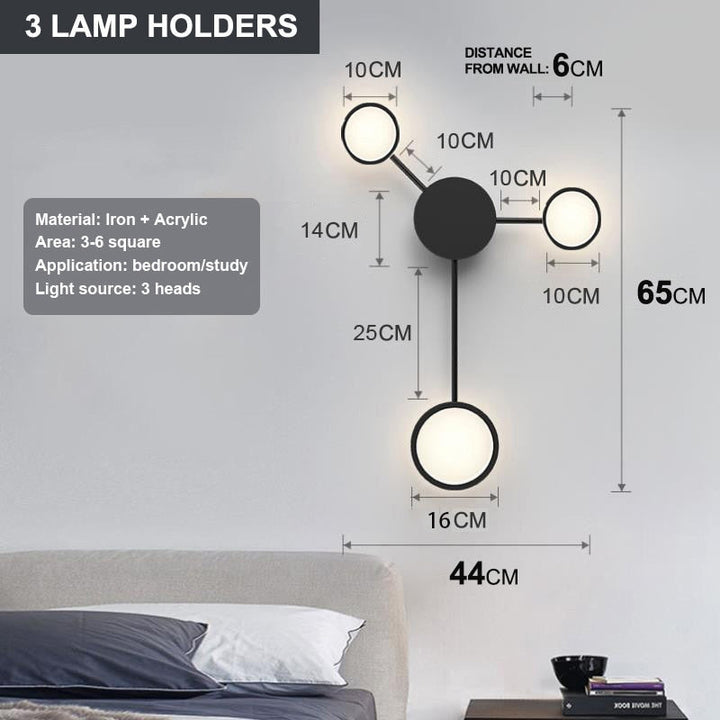 Moderne LED Wandleuchte flach für stilvolle Innenbeleuchtung