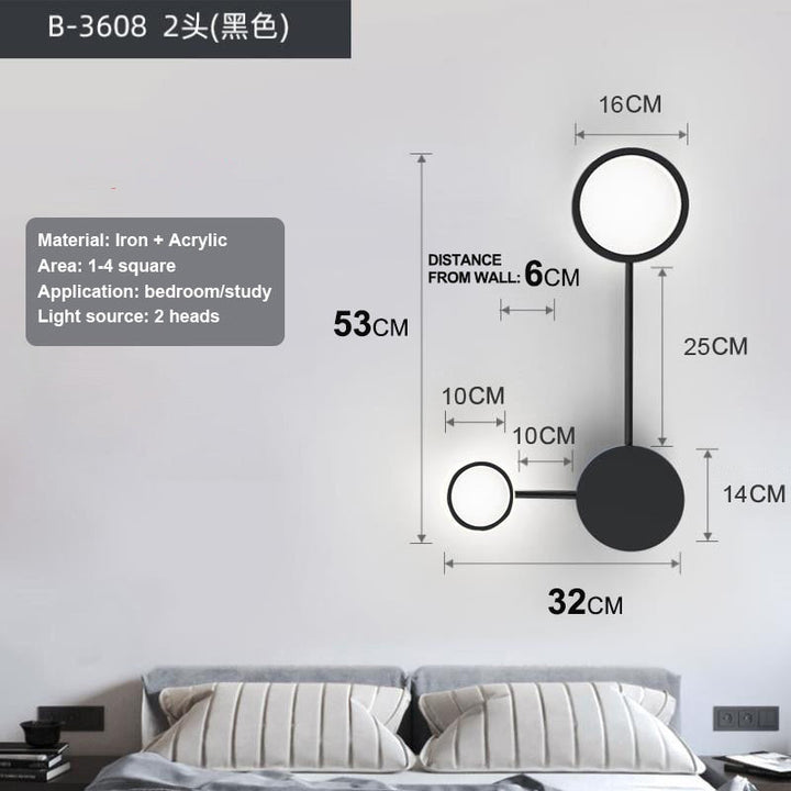 Moderne LED Wandleuchte flach für stilvolle Innenbeleuchtung