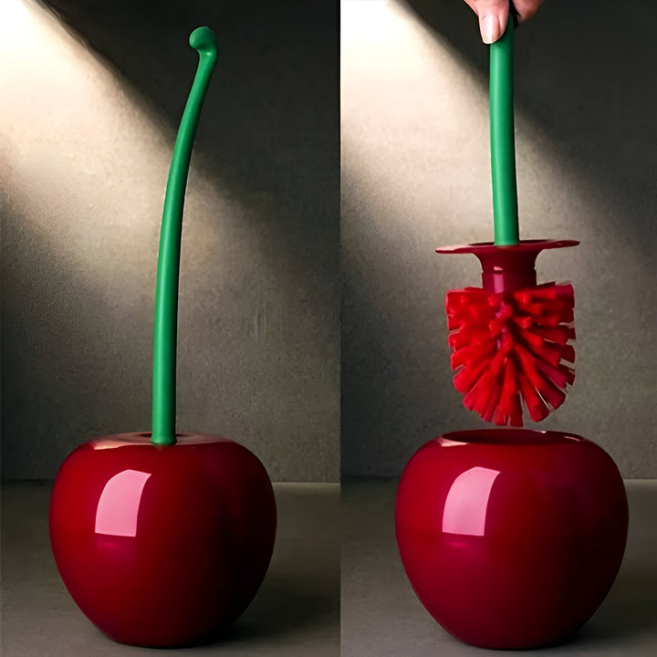 CherryFresh Elegante WC-Bürste mit Halter