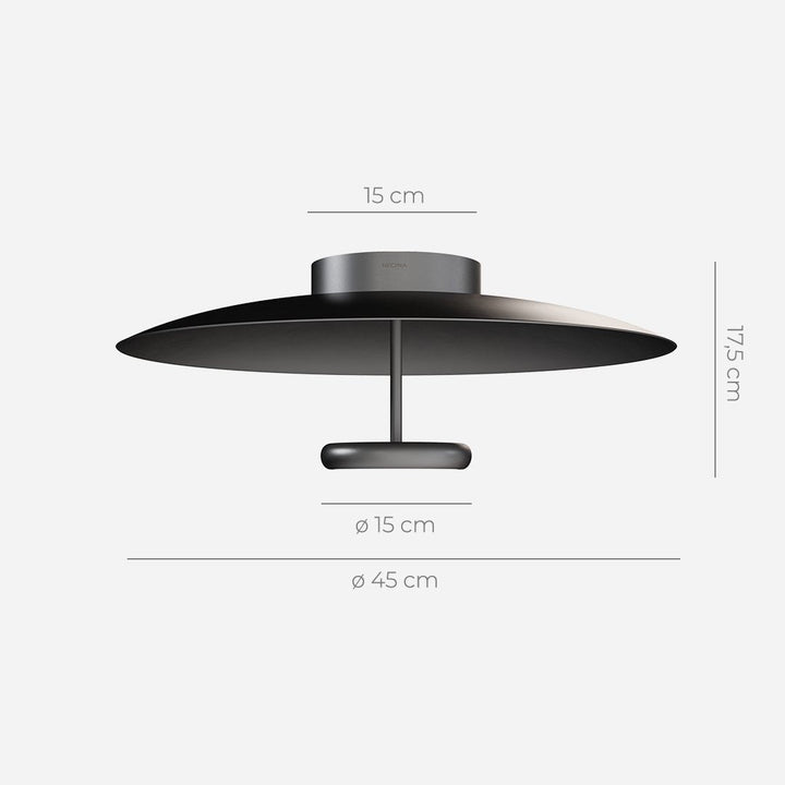 Moderne dimmbare LED-Deckenleuchte im Retro-Design – Lumora