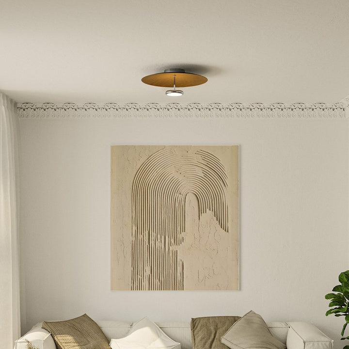 Moderne dimmbare LED-Deckenleuchte im Retro-Design – Lumora