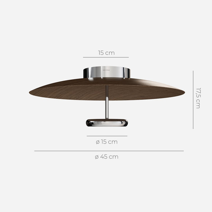 Moderne dimmbare LED-Deckenleuchte im Retro-Design – Lumora