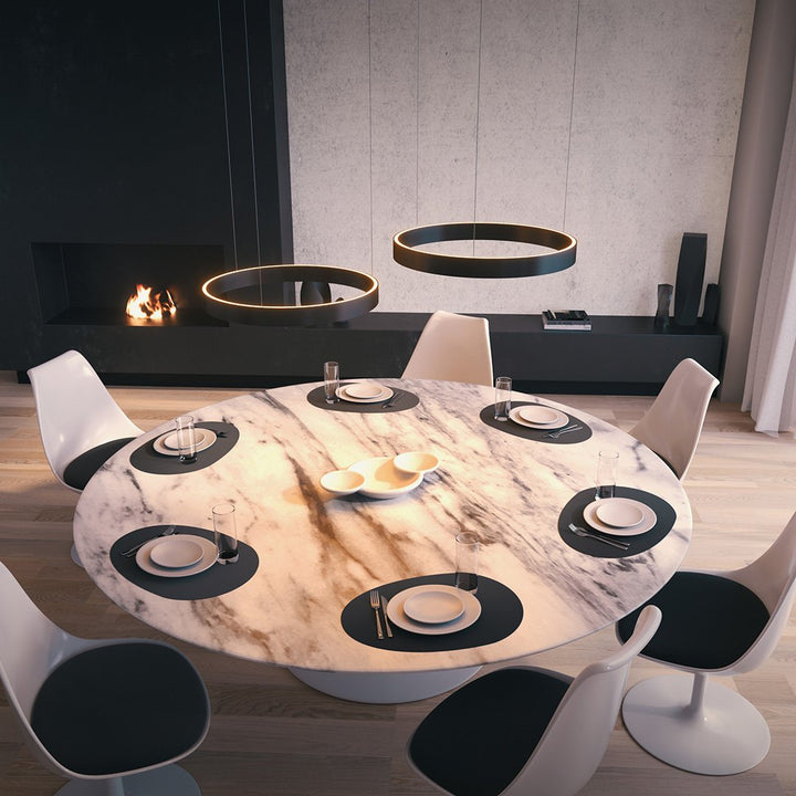 Dimmbare LED Pendelleuchte im Ringdesign – SOLARA