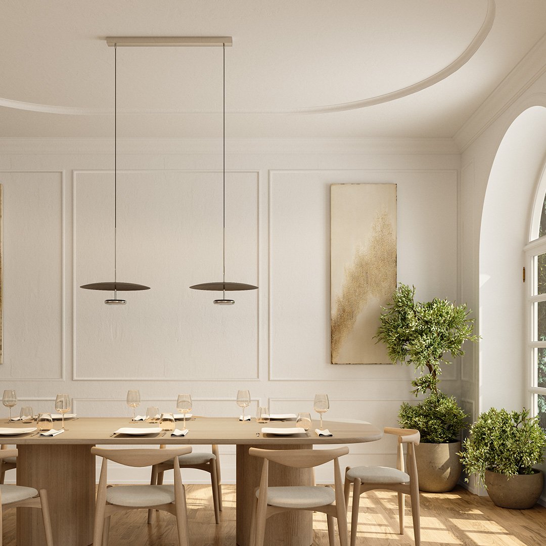 Moderne dimmbare LED-Deckenleuchte im Retro-Design – VeroLux