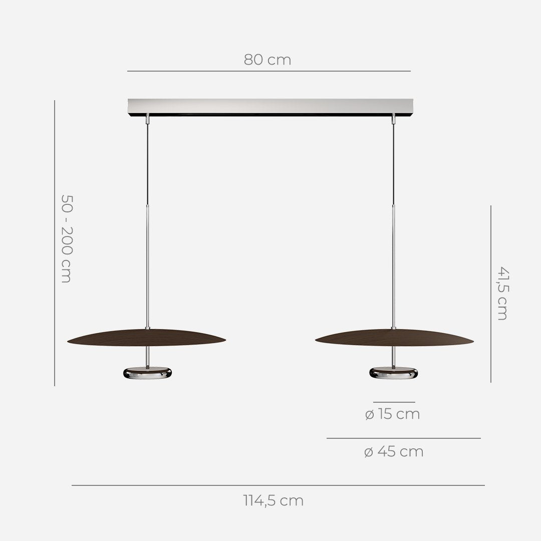 Moderne dimmbare LED-Deckenleuchte im Retro-Design – VeroLux