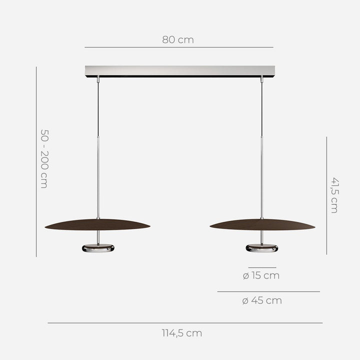 Moderne dimmbare LED-Deckenleuchte im Retro-Design – VeroLux