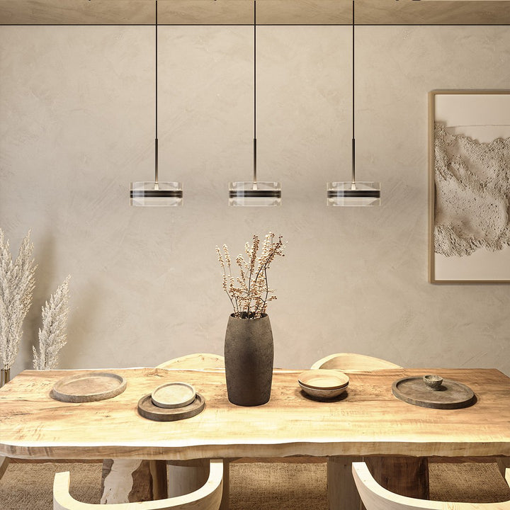 Dimmbare LED Pendelleuchte in Schwarz – LumaStyle