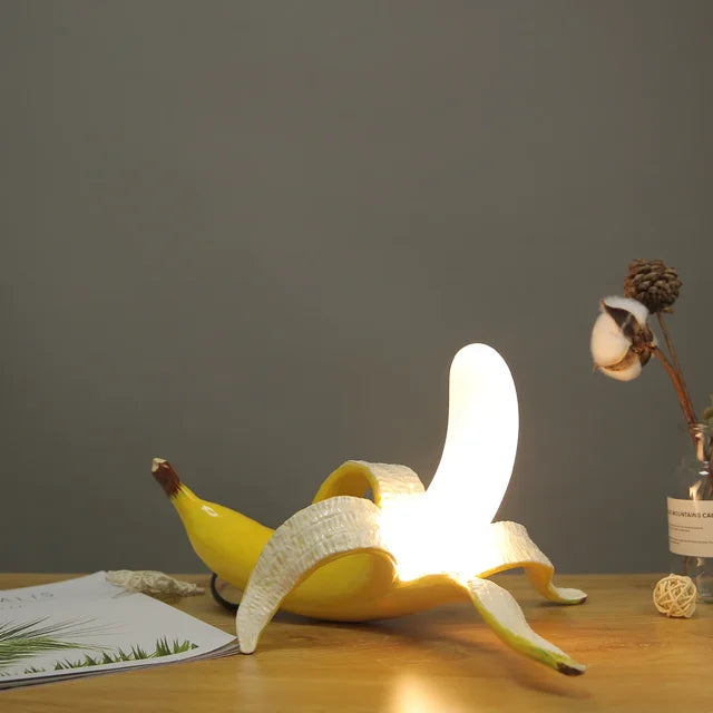 Kreative Bananelampe