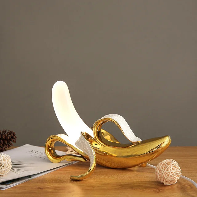 Kreative Bananelampe