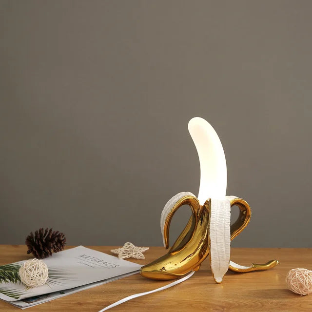 Kreative Bananelampe