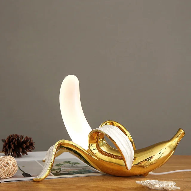 Kreative Bananelampe